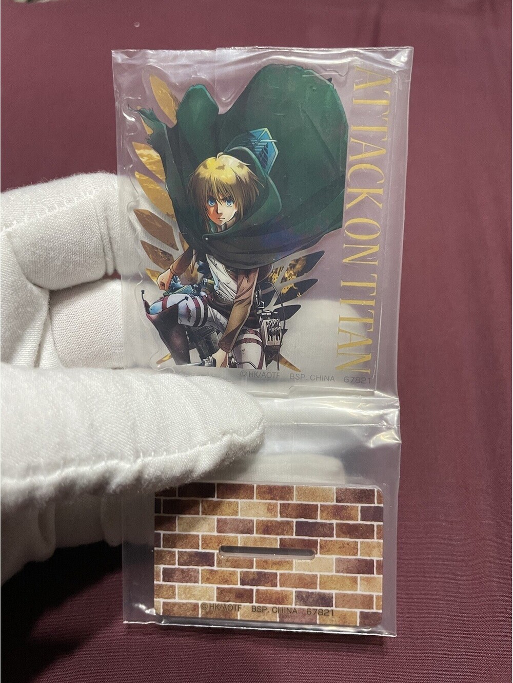 Attack On Titan Armin Acrylic Prize The World Outside Wall Ichiban Kuji Used